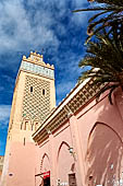 Marrakech - Medina meridionale, La moschea della Kasba, minareto. 